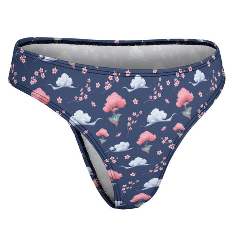 Sakura-Tree-Womens-Thong-Dark-Blue-Product-Side-View