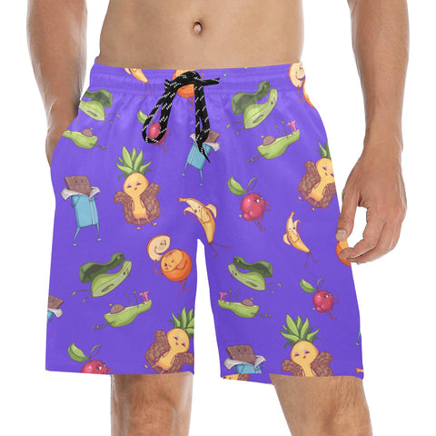 Flirty Fruit Men's Swim Trunks