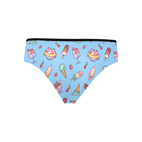 Banana-Split-Womens-Hipster-Underwear-Light-Sky-Blue-Product-Front-View