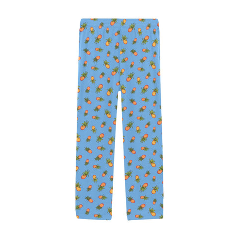 Pineapple-Mens-Pajama-Cornflower-Blue-Front-View