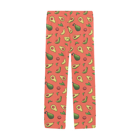 Happy-Avocado-Mens-Pajama-Orange-Front-View