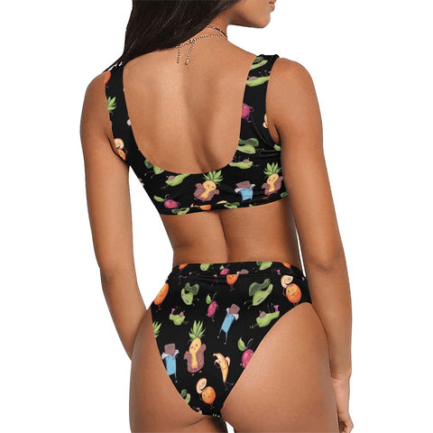 Flirty Fruit Two Piece Bikini Swimsuit