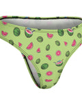 Watermelon-Womens-Thong-Lime-Green-Product-Side-View