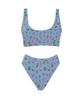 Watermelon-Womens-Bikini-Set-Cornflower-Blue-Front-View