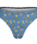 Happy-Avocado-Womens-Thong-Blue-Product-Back-View