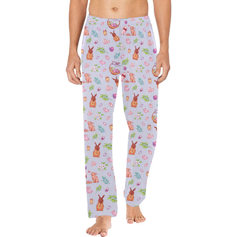 Easter-Mens-Pajama-Lilac-Model-Front-View