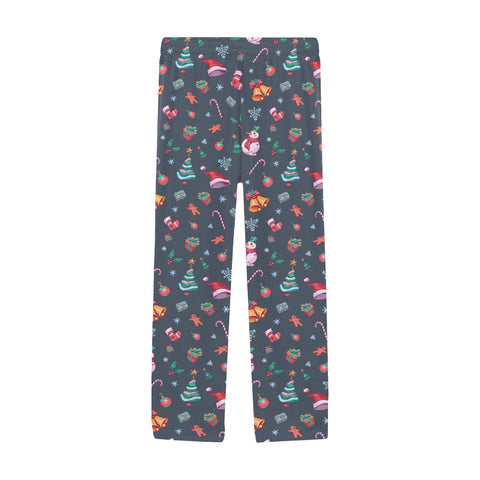 Christmas-Mens-Pajama-Charcoal-Front-View