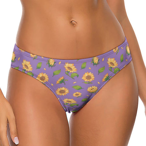 Sunflower-Womens-Thong-Lavender-Model-Front-View