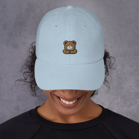Brown Bear Embroidered Dad Hat