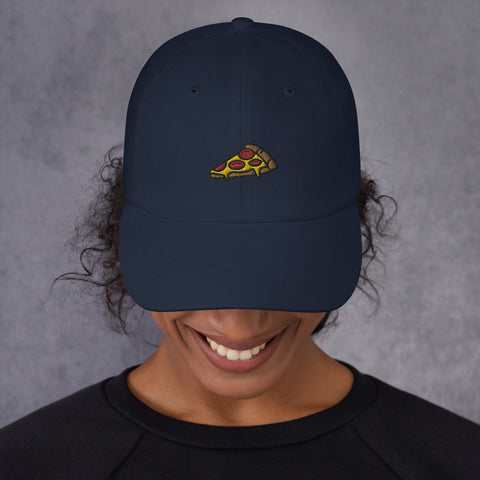 Pepperoni Pizza Embroidered Dad Hat