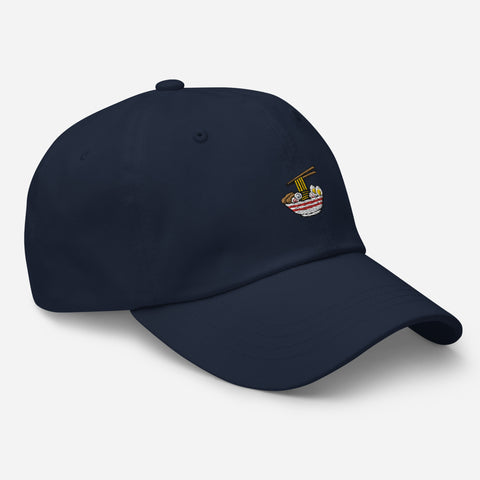 Ramen-Bowl-Embroidered-Dad-Hat-Navy-Right-Front-View