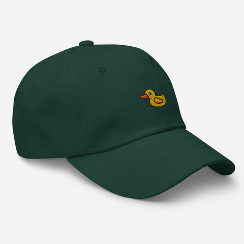 Rubber-Duck-Embroidered-Dad-Hat-Spruce-Right-Front-View