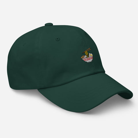 Ramen-Bowl-Embroidered-Dad-Hat-Spruce-Right-Front-View
