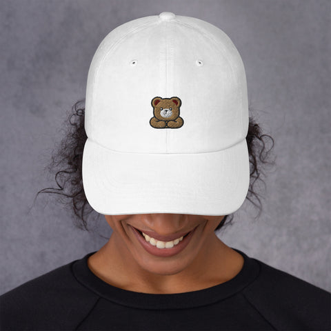 Brown Bear Embroidered Dad Hat