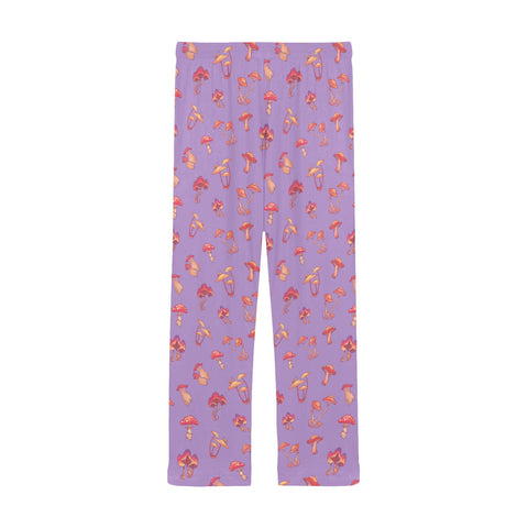 Mushroom-Mens-Pajama-Light-Purple-Back-View