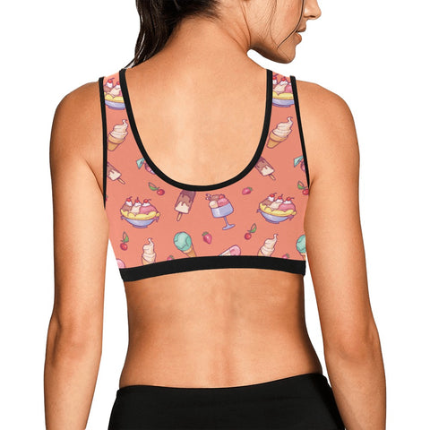 Banana-Split-Womens-Bralette-Peach-Model-Back-View