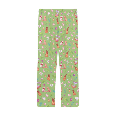 Easter-Mens-Pajama-Lime-Green-Back-View
