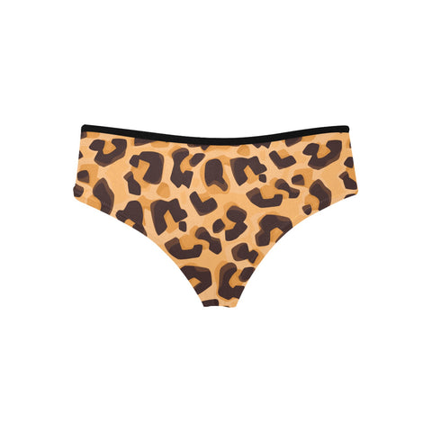 Animal-Print-Womens-Hipster-Underwear-Leopard-Product-Back-View
