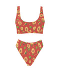 Sunflower-Womens-Bikini-Set-Dark-Orange-Front-View