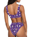 Witch-Core-Womens-Bikini-Set-Purple-Model-Back-View