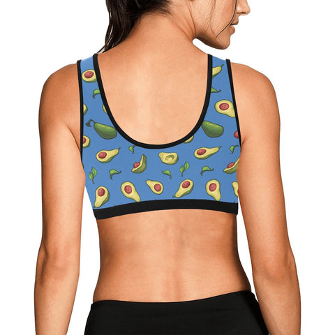 Happy-Avocado-Womens-Bralette-Blue-Model-Back-View