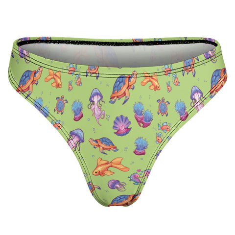Sea-Life-Womens-Thong-Lime-Green-Product-Back-View