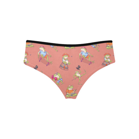 Frogs Doing Things Women's Hipster Underwear