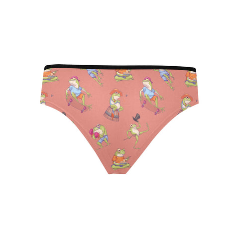 Frogs Doing Things Women's Hipster Underwear