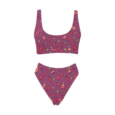Spicy-Womens-Bikini-Set-Magenta-Front-View