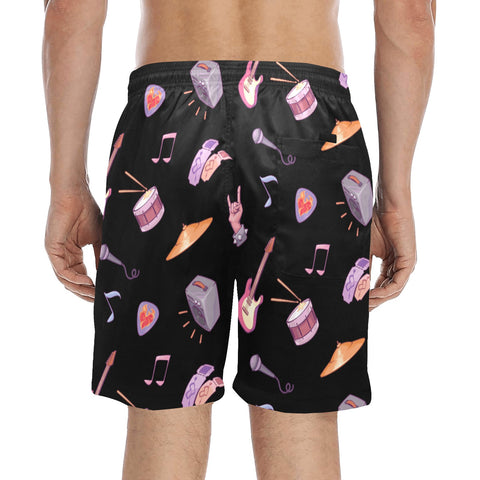 Rock 'N' Roll Men's Swim Trunks