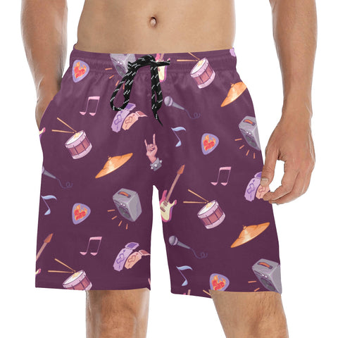 Rock 'N' Roll Men's Swim Trunks