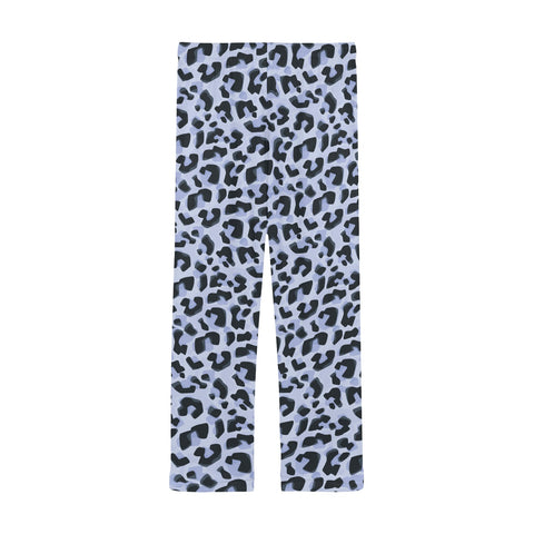 Animal-Print-Mens-Pajama-Snow-Leopard-Back-View
