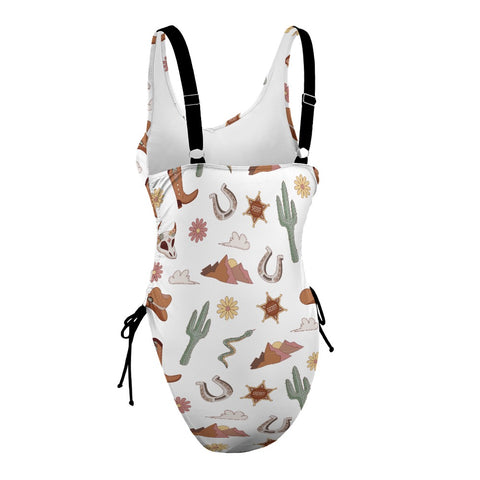 Country-Women's-One-Piece-Swimsuit-White-Product-Side-View