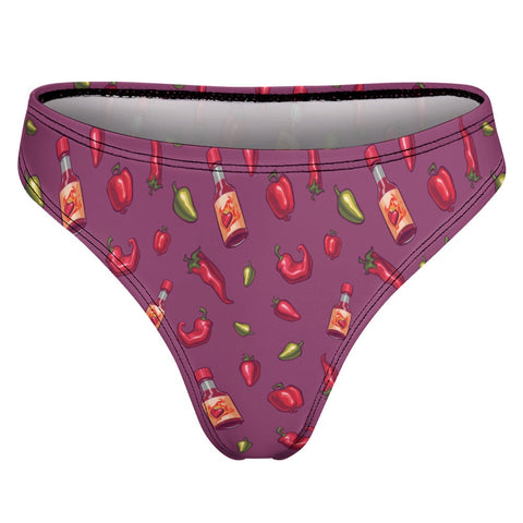 Spicy-Womens-Thong-Magenta-Product-Back-View