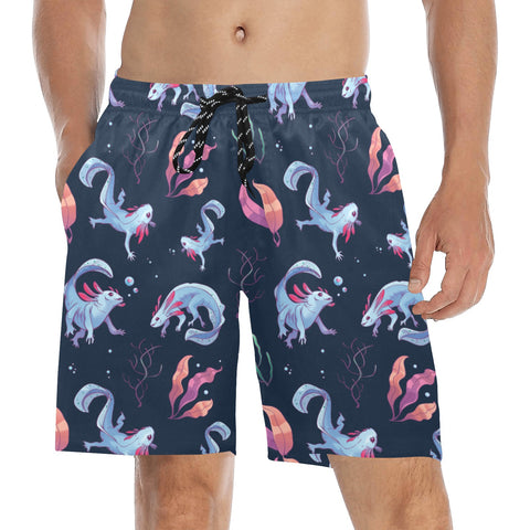 Axolotl-Mens-Swim-Trunks-Mid-Night-Blue-Model-Front-View
