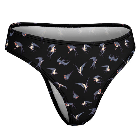 Sparrow-Womens-Thong-Black-Product-Side-View