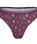 Strawberry-Women's-Thong-Plum-Product-Back-View