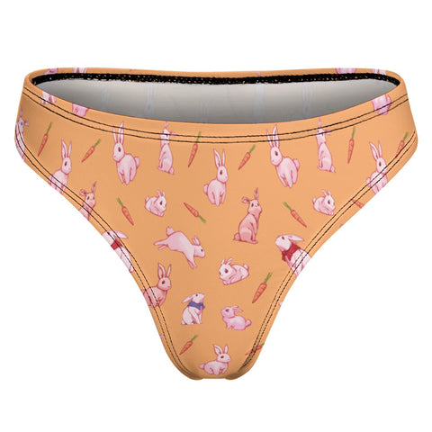 Bunny-Womens-Thong-Peach-Product-Back-View