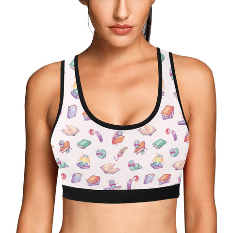 Book-Worm-Womens-Bralette-Snow-Model-Front-View