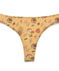 Cottage-Core-Womens-Thong-Yellow-Product-Front-View