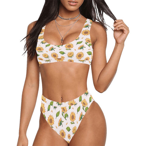Sunflower-Womens-Bikini-Set-Snow-Model-Front-View
