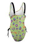 Sea-Life-Womens-One-Piece-Swimsuit-Lime-Green-Product-Side-View