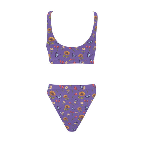 Summer-Garden-Womens-Bikini-Set-Purple-Back-View