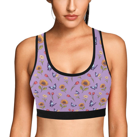 Summer-Garden-Womens-Bralette-Light-Purple-Model-Front-View