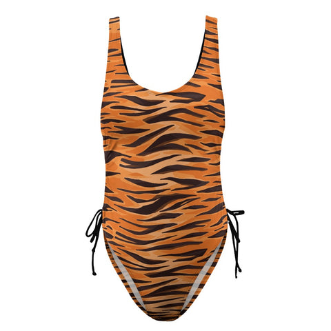 Animal-Print-Women's-One-Piece-Swimsuit-Tiger-Product-Front-View