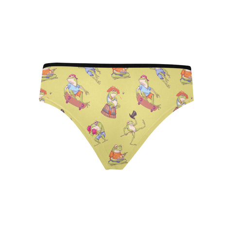 Frogs Doing Things Women's Hipster Underwear