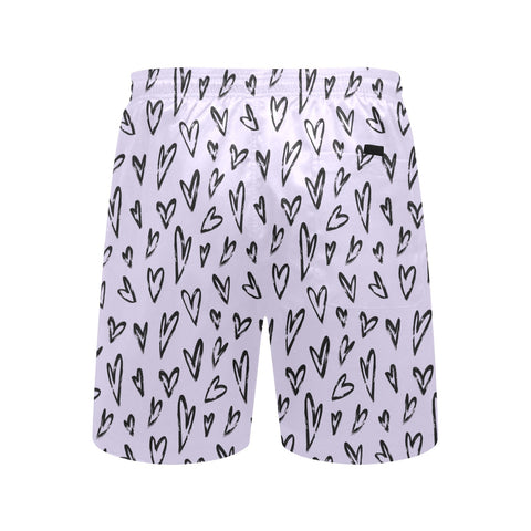 Crazy-Hearts-Mens-Swim-Trunks-Lavender-Back-View