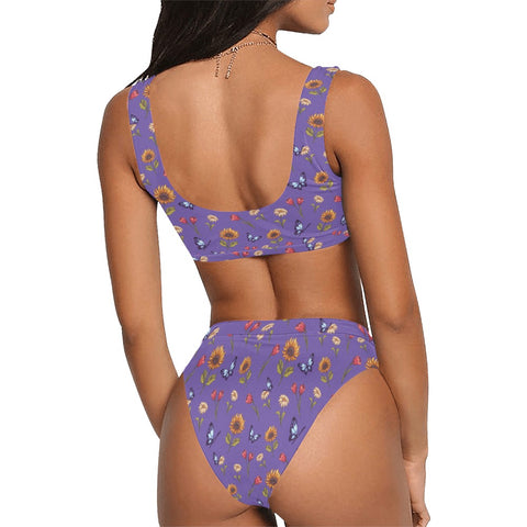 Summer-Garden-Womens-Bikini-Set-Purple-Model-Back-View