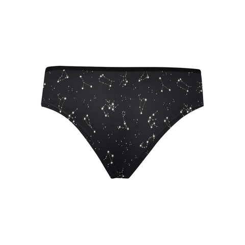 Astrology-Womens-Hipster-Underwear-Black-Product-Front-View