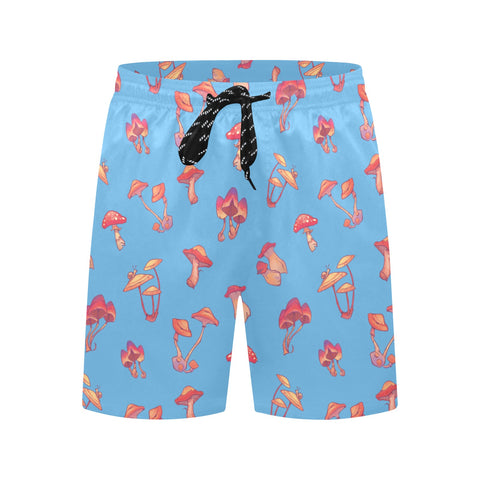 Mushroom-Mens-Swim-Trunks-Sky-Blue-Front-View